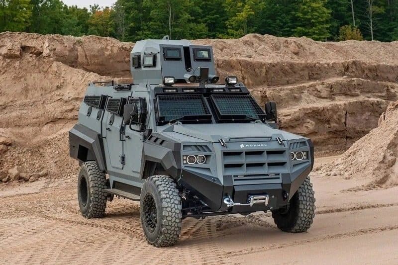 La pdi de Chile incorporará dos BLINDADOS Roshel Senator 4x4 que comprará el gore
