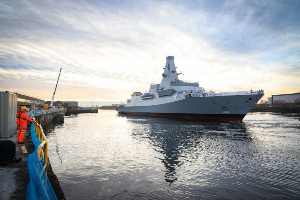 La primera FRAGATA tipo 26 británica, la hms “glasgow”