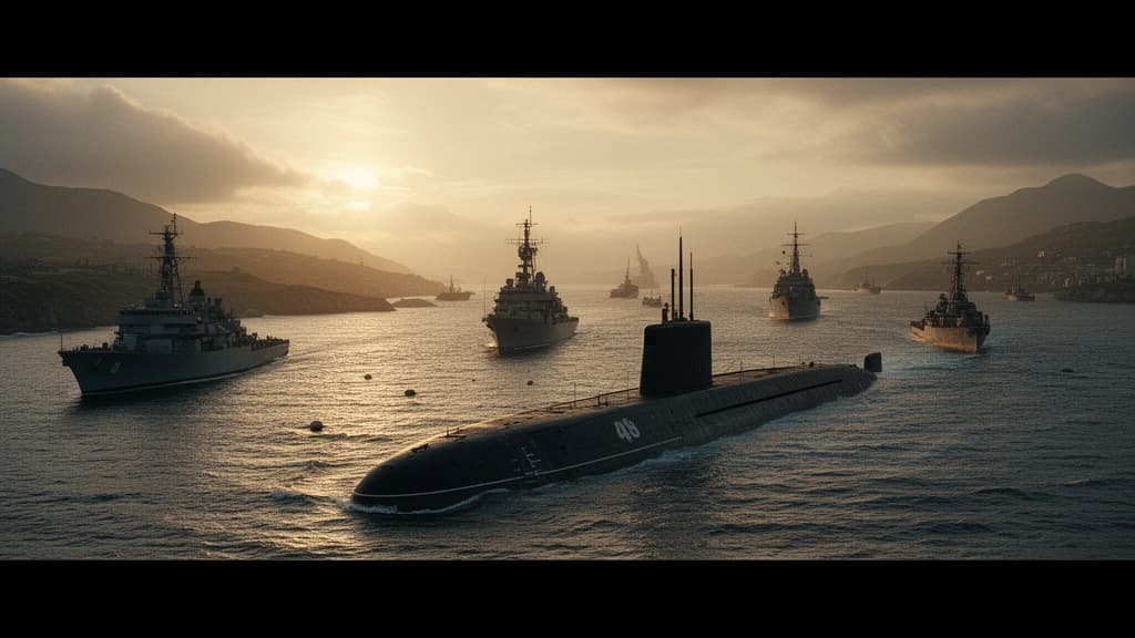 SUBMARINO NUCLEAR británico armado sale a alta mar