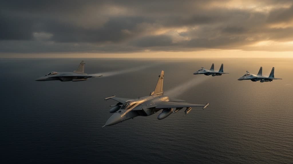 Cazas de la OTAN interceptan un BOMBARDERO ruso armado sobre el BALTICO