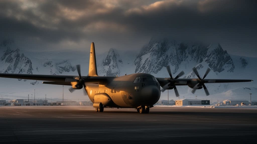 Las Fuerzas Aéreas de Chile y COLOMBIA fortalecen lazos en la Antártica: un Hércules C-130H de la FA