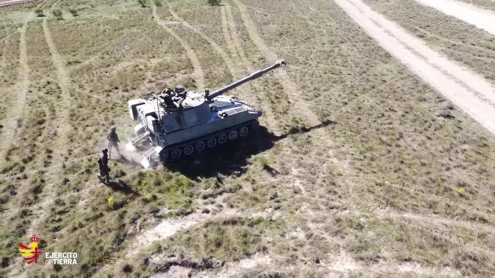 El mando de artillería de campaña del Ejército de tierra en el ejercicio gazola 26