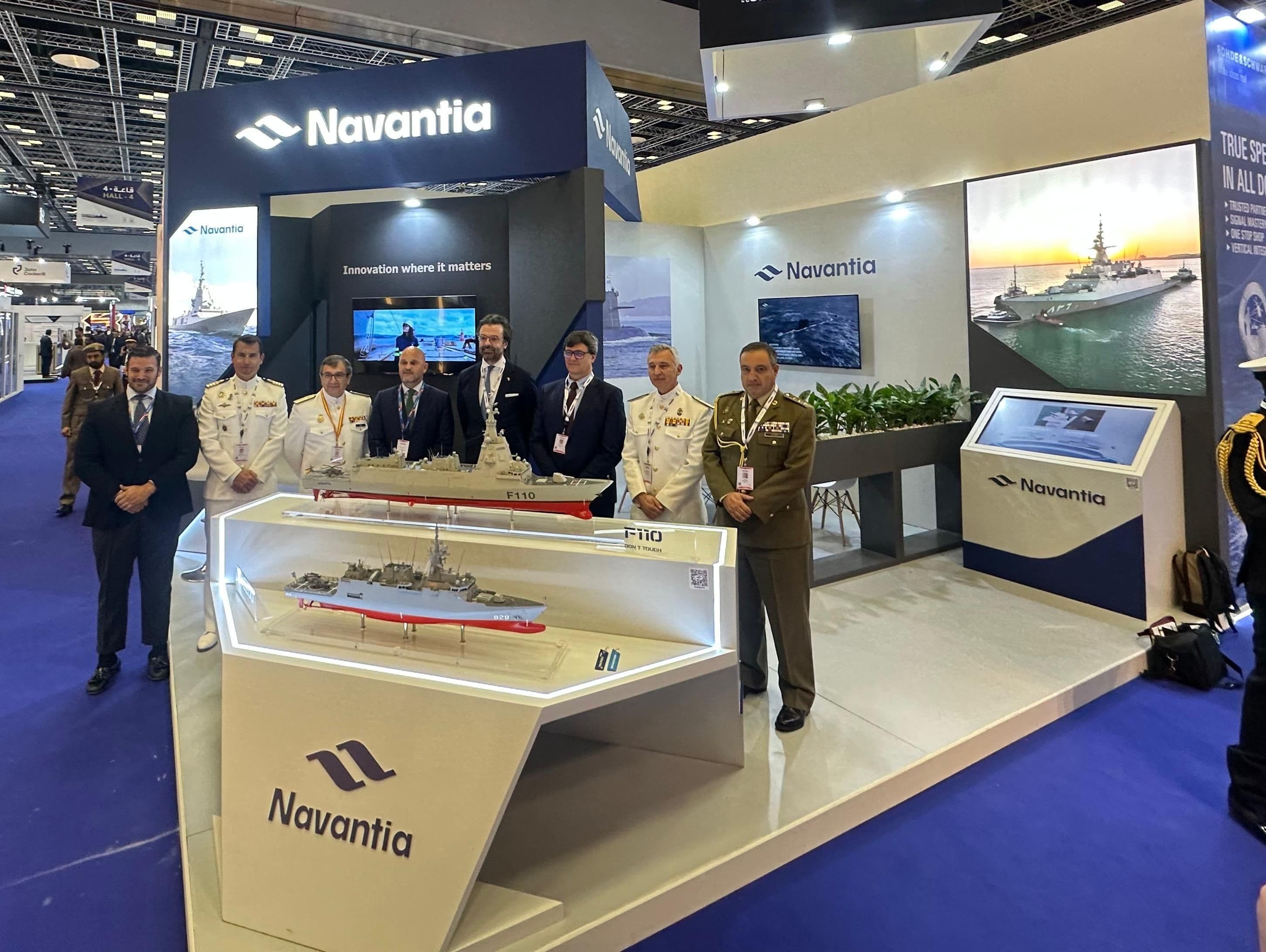 Navantia presenta en Qatar la FRAGATA F-110 y la corbeta construida para ARABIA Saudí