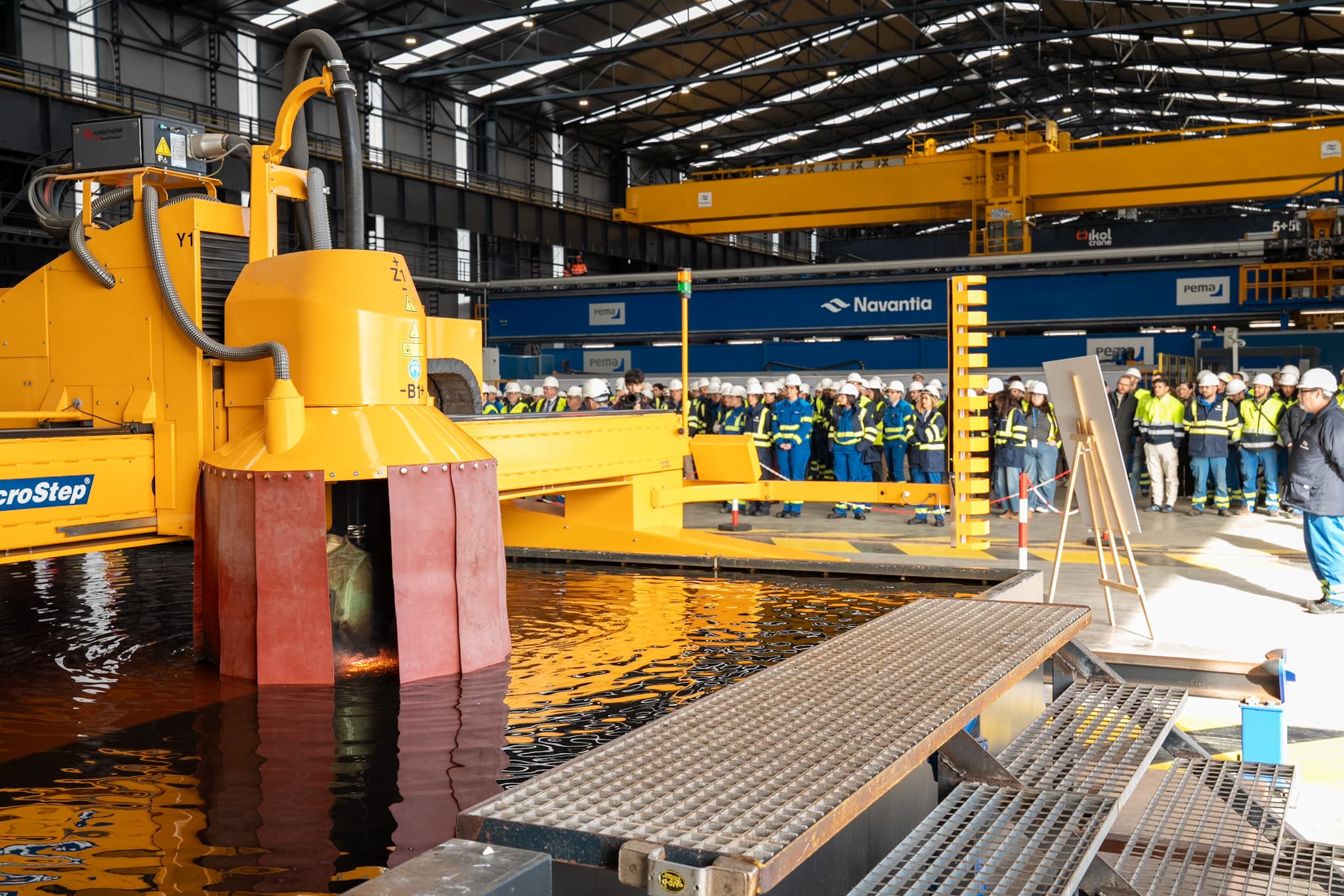 Navantia ya trabaja en Puerto Real en bloques de los buques logísticos para Reino Unido
