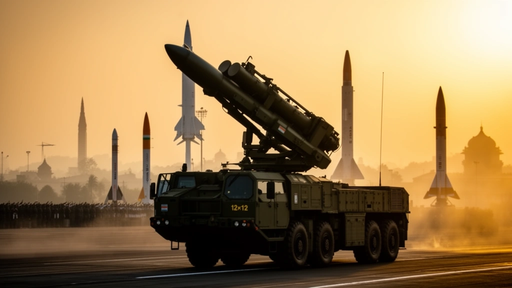 India exhibe su primer Sistema de Misiles Anti-Buque Hipersónicos en el desfile nacional.