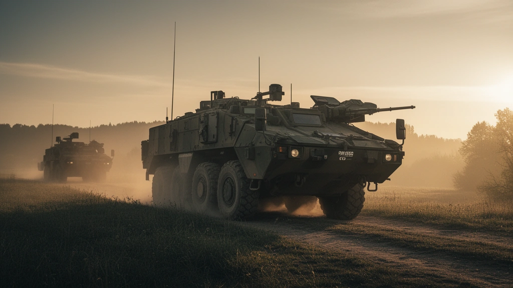 Nuevo vehículo blindado llega a Ucrania. Asistencia desde Alemania