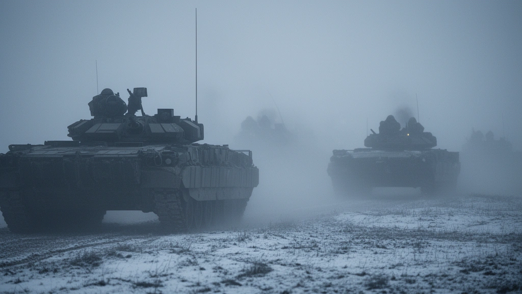 Las fuerzas rusas atacan en vehículos blindados estadounidenses.